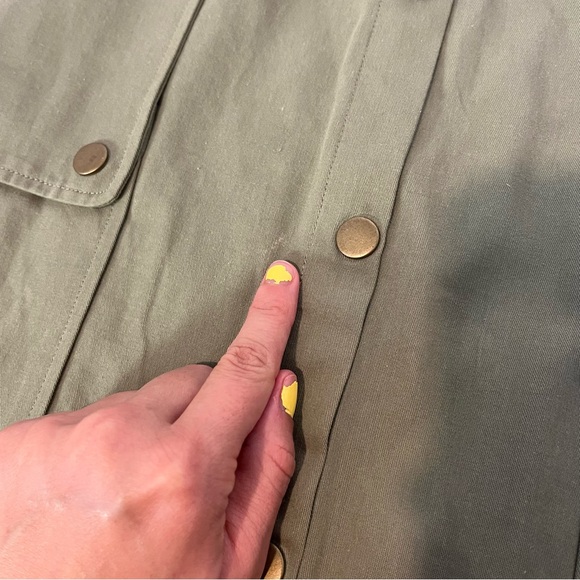 NWOT Anthropologie Isla Maude Utility Pencil Skirt Olive Green Women’s Small S - Picture 9 of 16